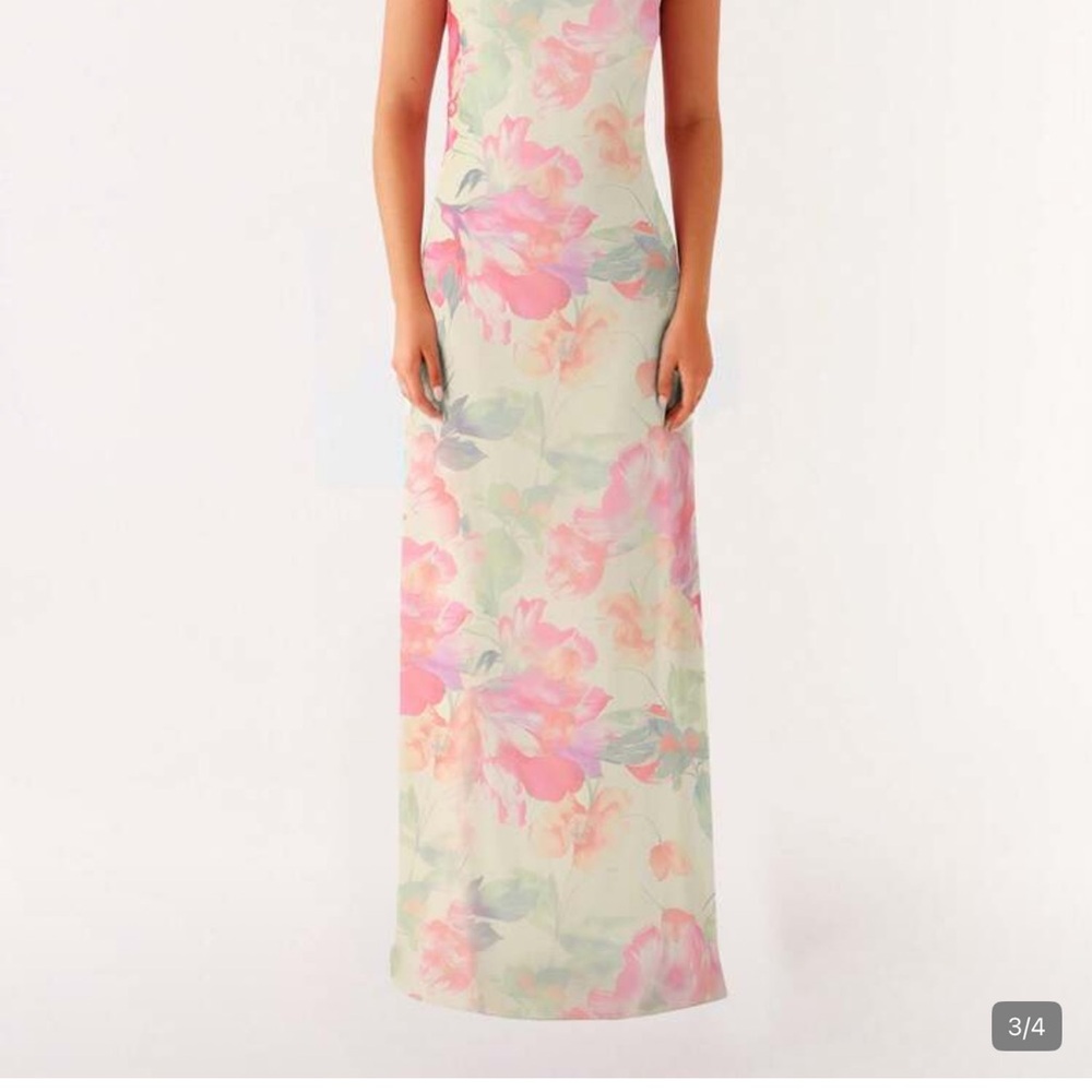 Floral Pastel Maxi Dress